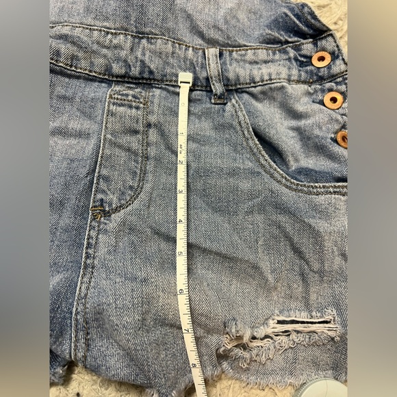 American Rag Jean Short Overalls - Picture 6 of 8